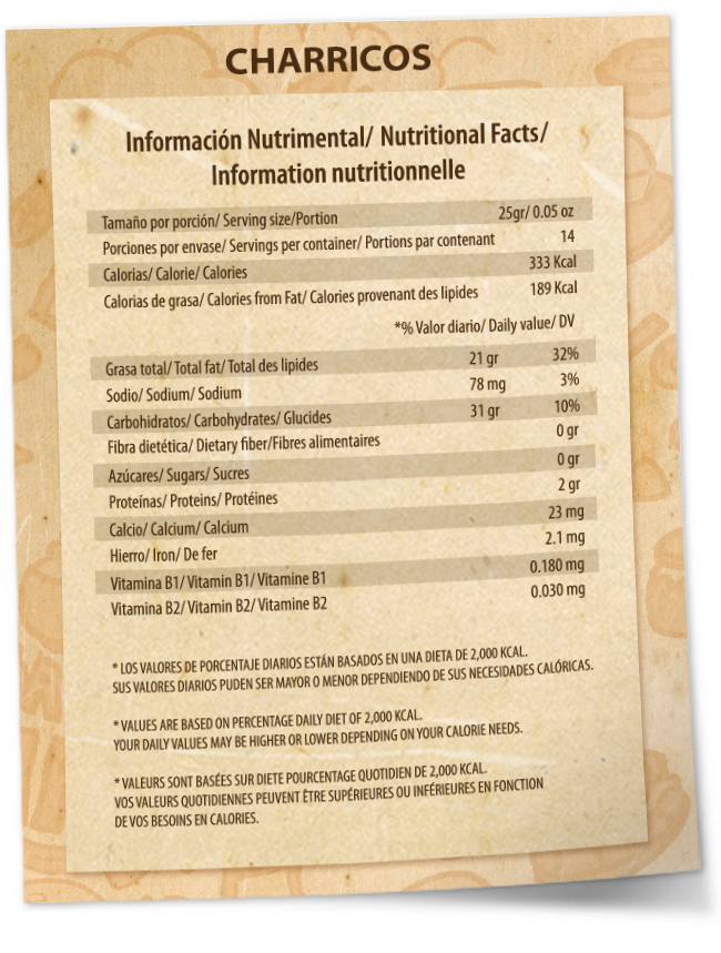 Botana Charricos Directo De Tabasco 3 Bolsas De 350g