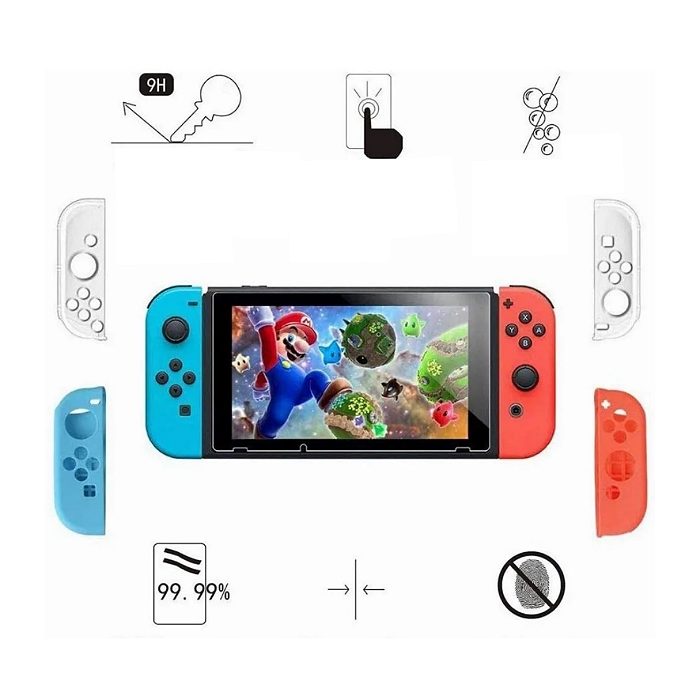 Kit De Accesorios Con Estuche Para Nintendo Switch 16 En 1