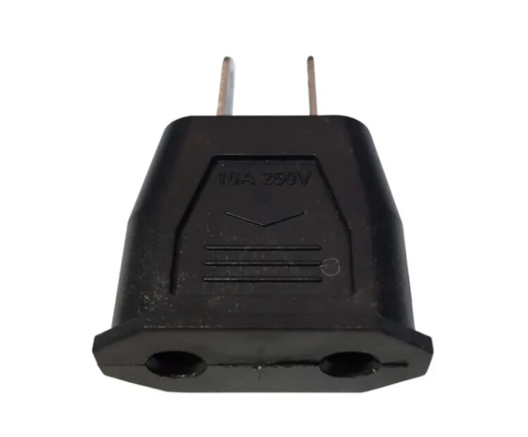 5 X Clavija Convertidor Adaptador de Europeo a Americano