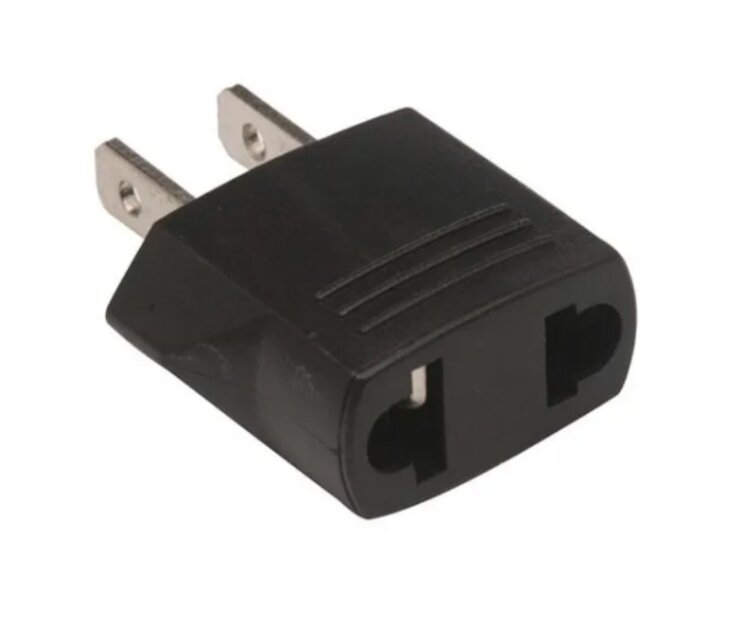 5 X Clavija Convertidor Adaptador de Europeo a Americano