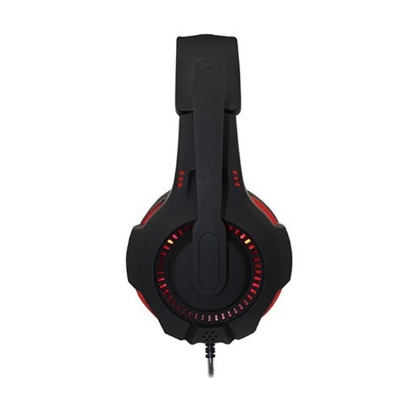 Diadema Gaming Negro Audifonos 3.5mm Binaural PC Video Juegos Oficina Casa NA-0304R Gamer Alambrico Musica