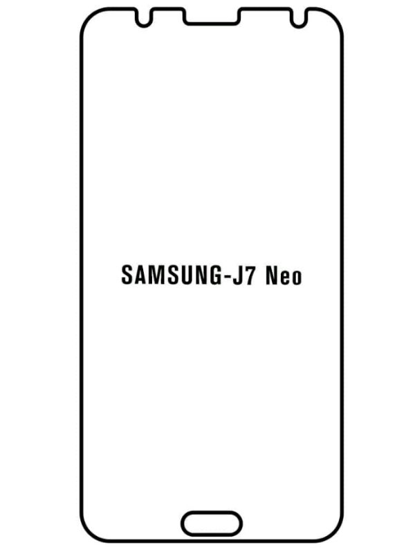 Jeco 99F Kit de Mica Hidrogel AZUL Frontal+Trasera Samsung  J7 Neo