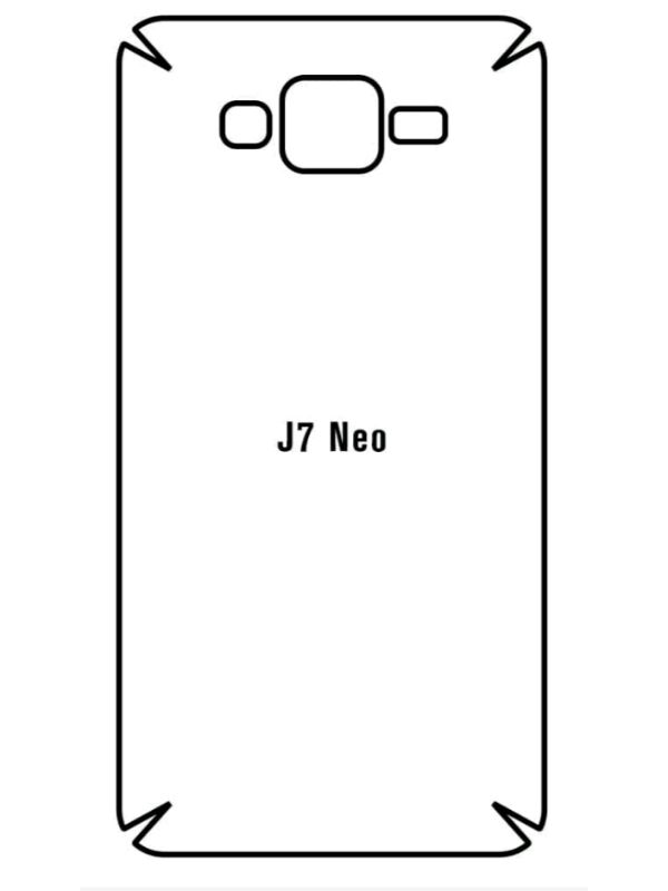 Jeco 99F Kit de Mica Hidrogel AZUL Frontal+Trasera Samsung  J7 Neo