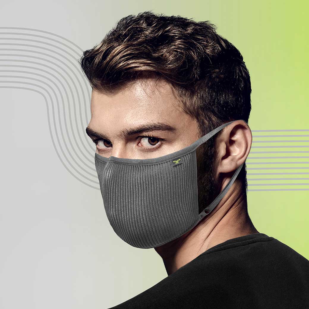 MASCARA CON COBRE NAROO FU+ COPPER Color Gris Talla L TEJIDO