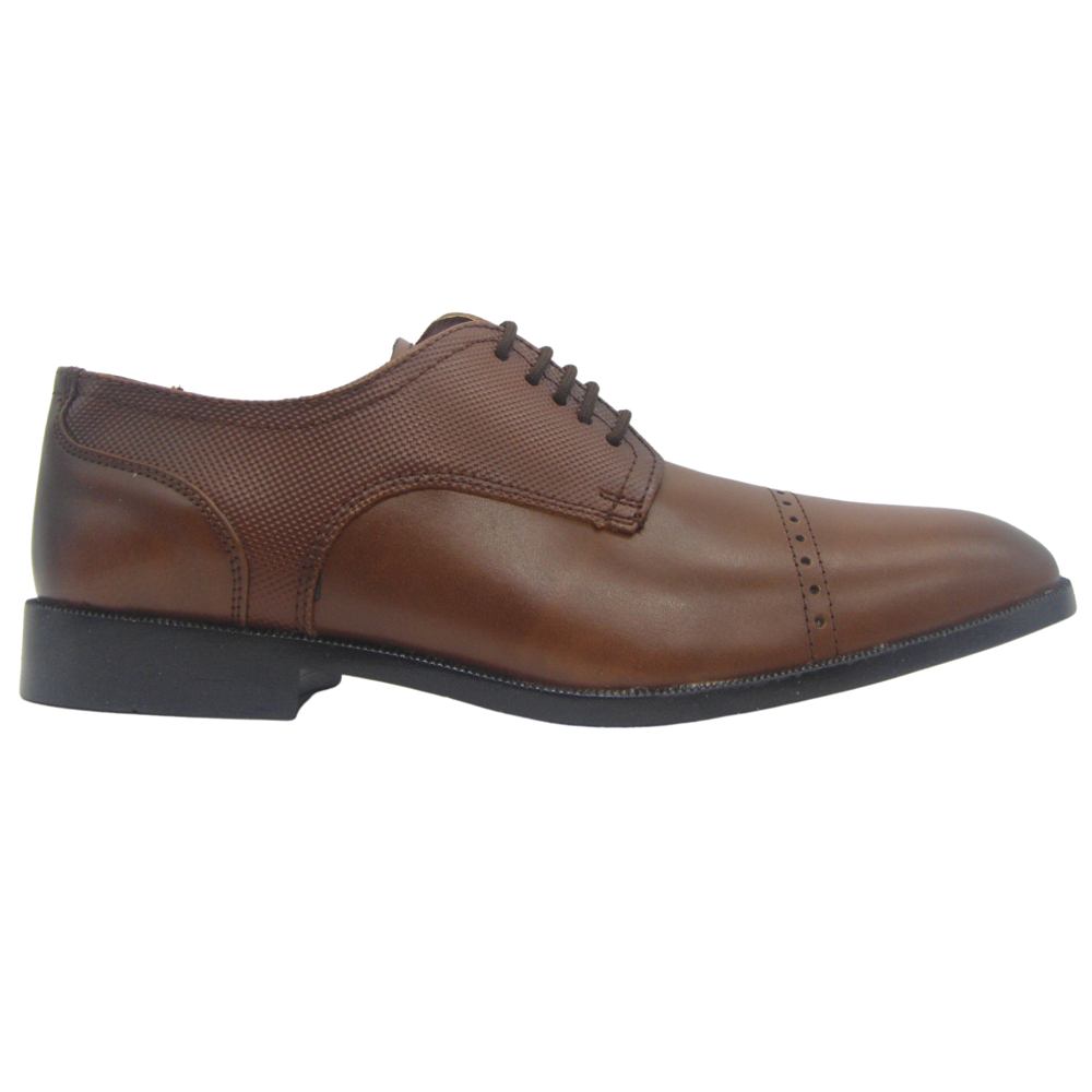 Zapato De Vestir Para Caballero Lugo Conti H02121 Piel Punta Redonda