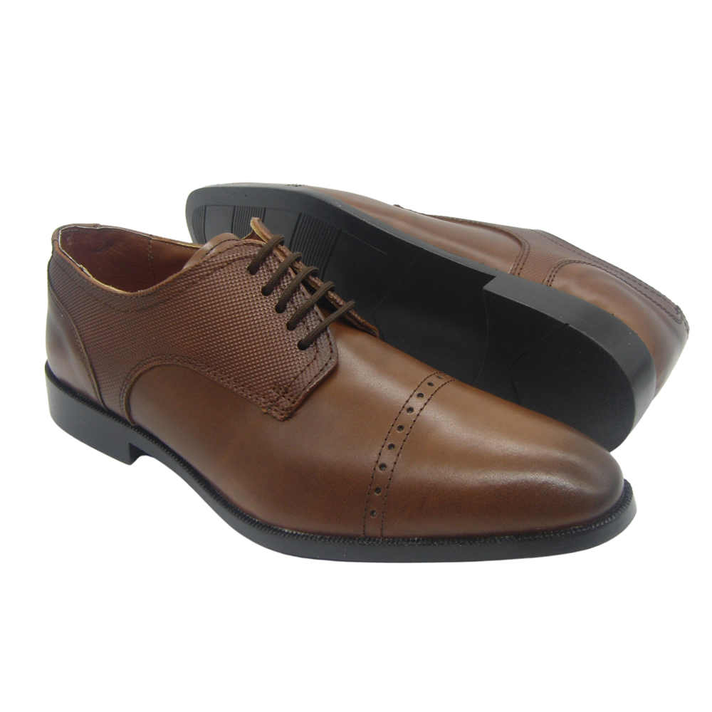 Zapato De Vestir Para Caballero Lugo Conti H02121 Piel Punta Redonda