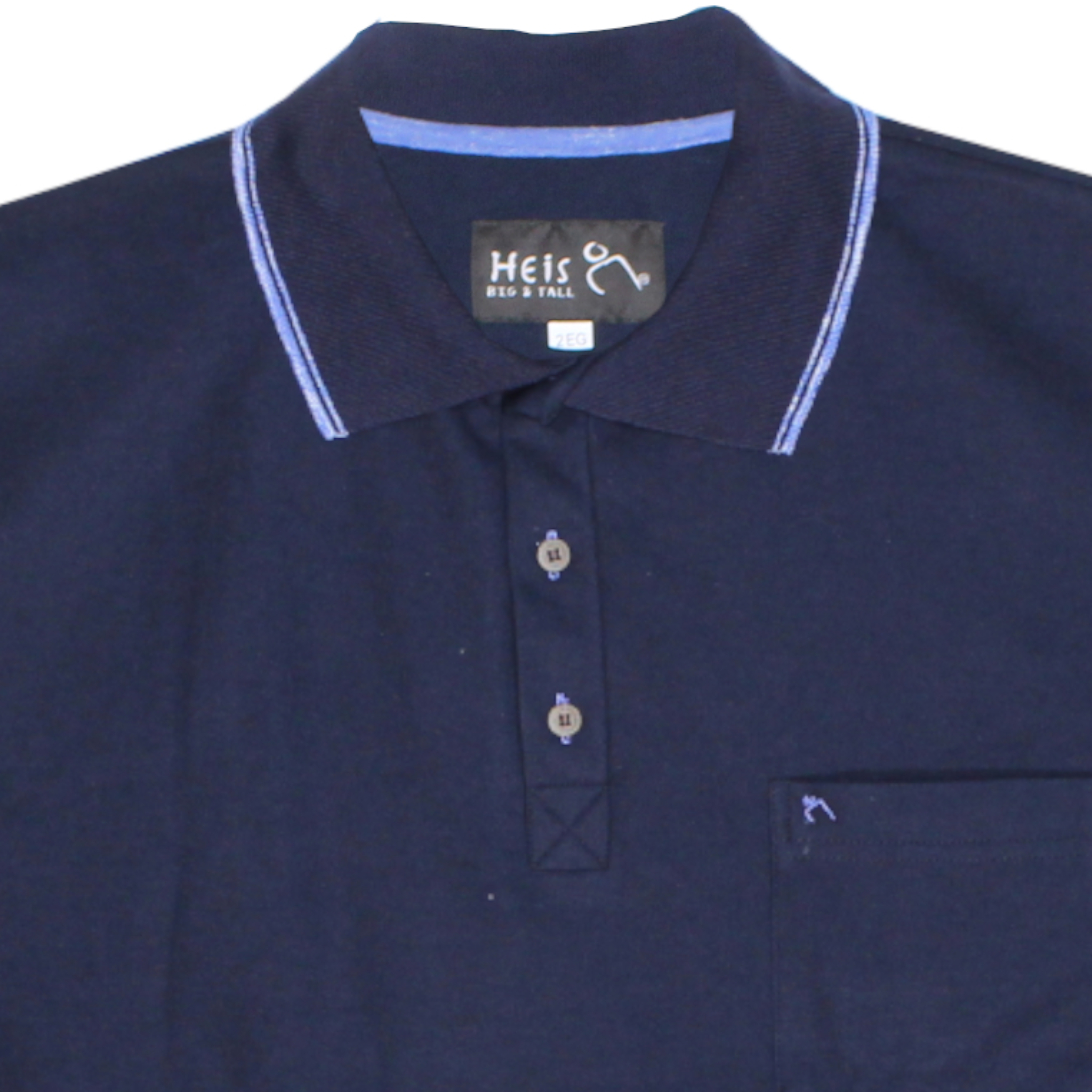 Playera tipo Polo Tallas Extra Grande Modelo Hei258