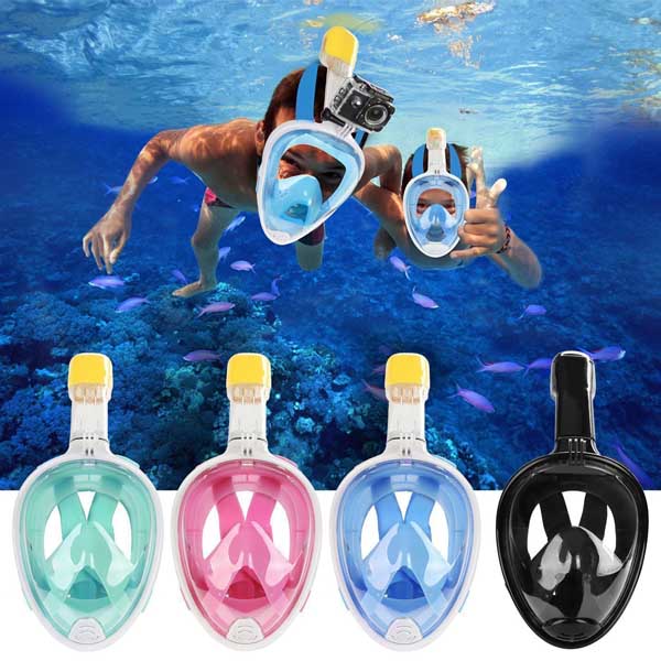 MASCARA PARA SNORKEL AZUL C CHICA/MEDIANA