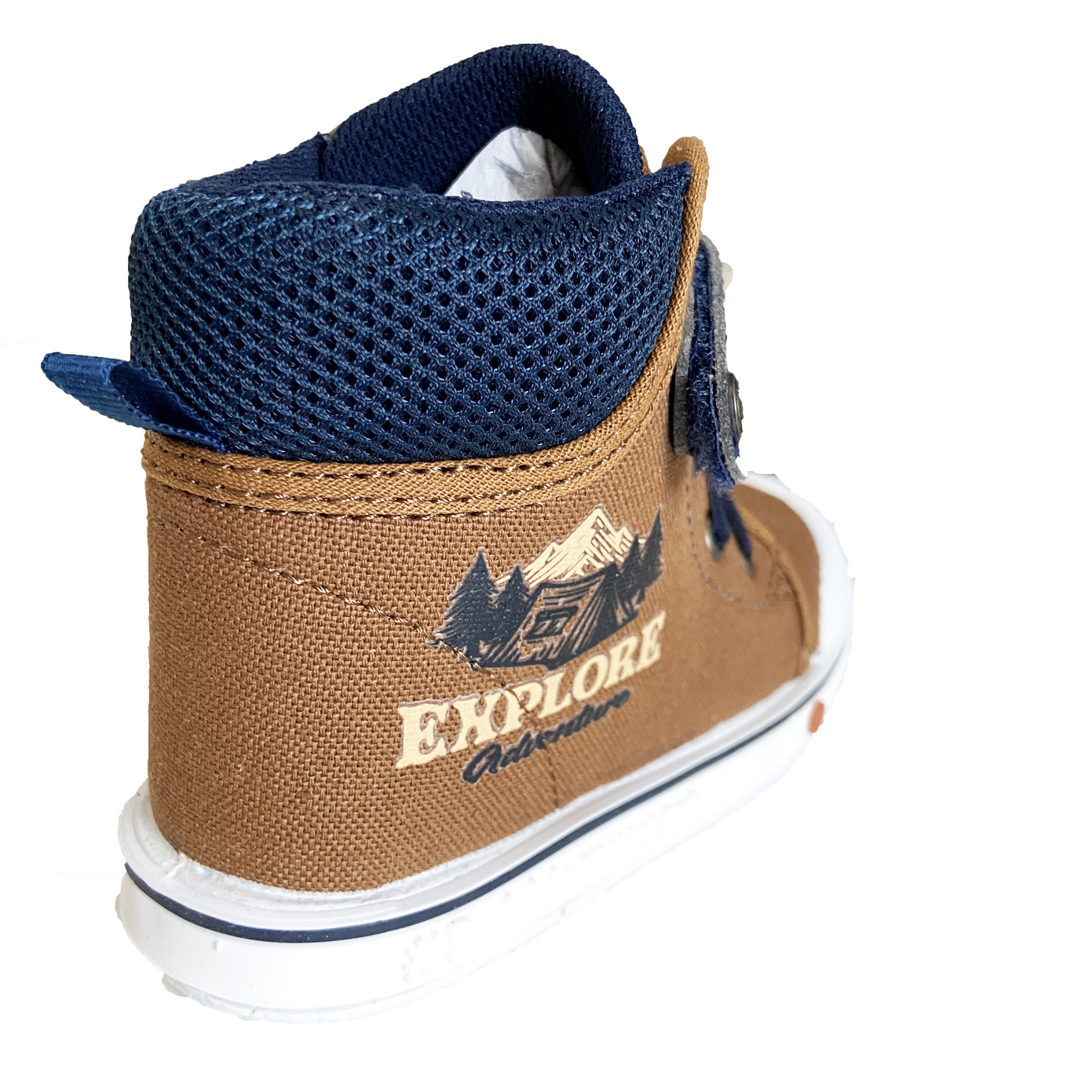  Tenis Bota Niño Café Napoles tallas al 13-17