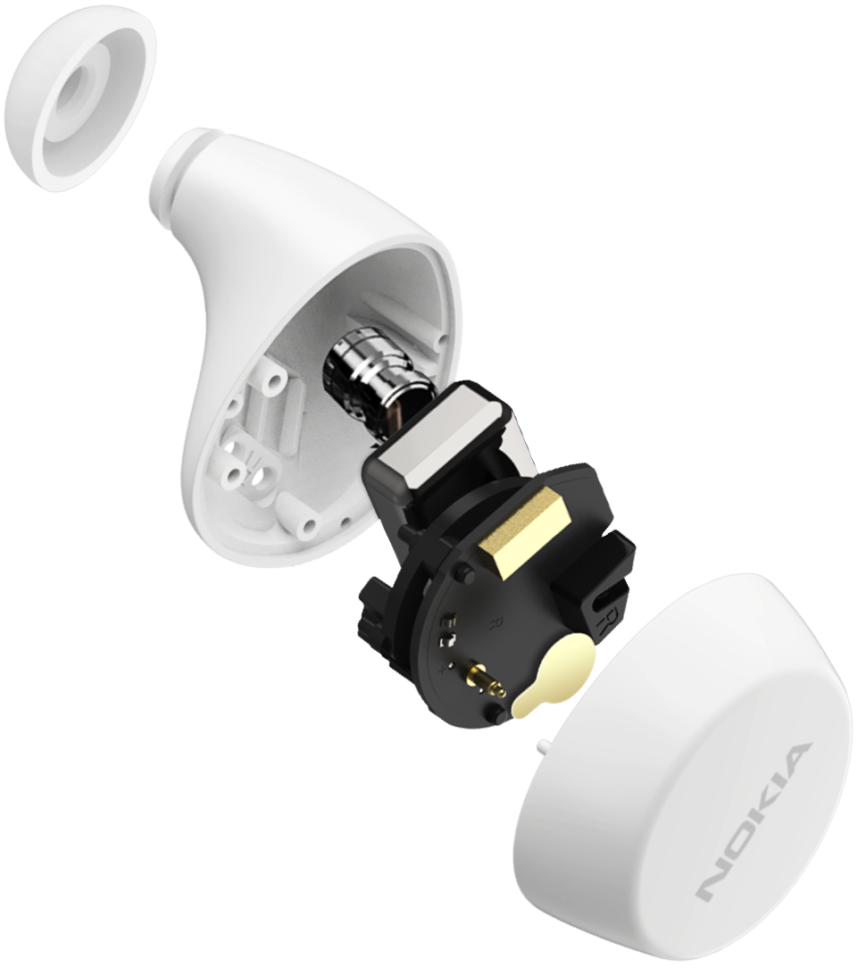 Audífonos inalámbricos Nokia Power Earbuds Lite - Blanco