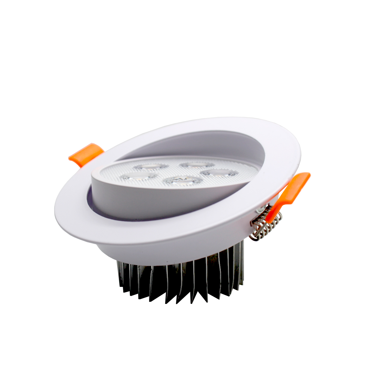 Spot Led 5w Luz Blanca, Acabado Blanco 10 Pz
