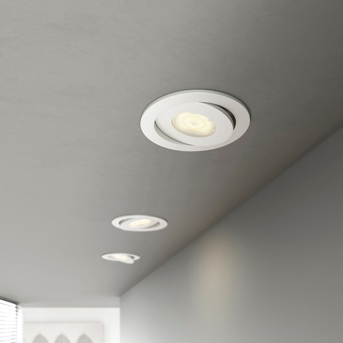 Spot Led 5w Luz Blanca, Acabado Blanco 10 Pz