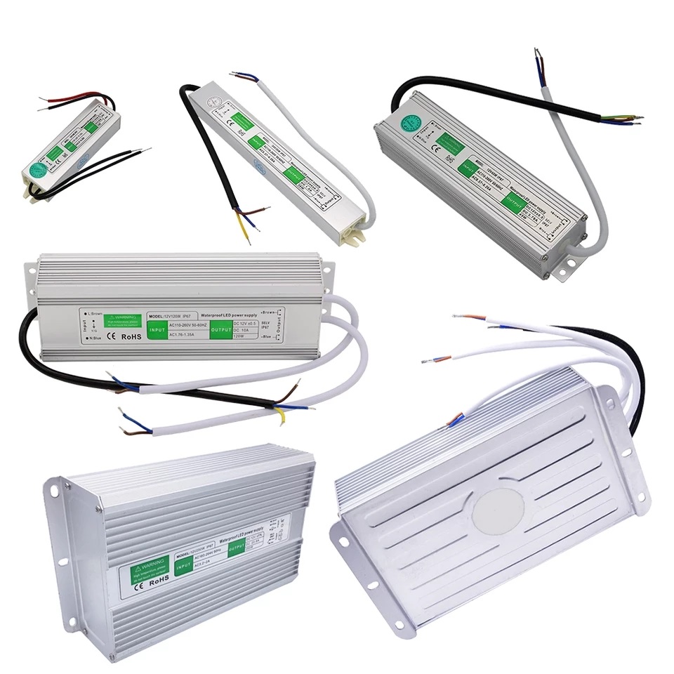 BALASTRA TRANSFORMADOR LED 100W 12V 8.3AMP EXTERIOR FUENTE PODER