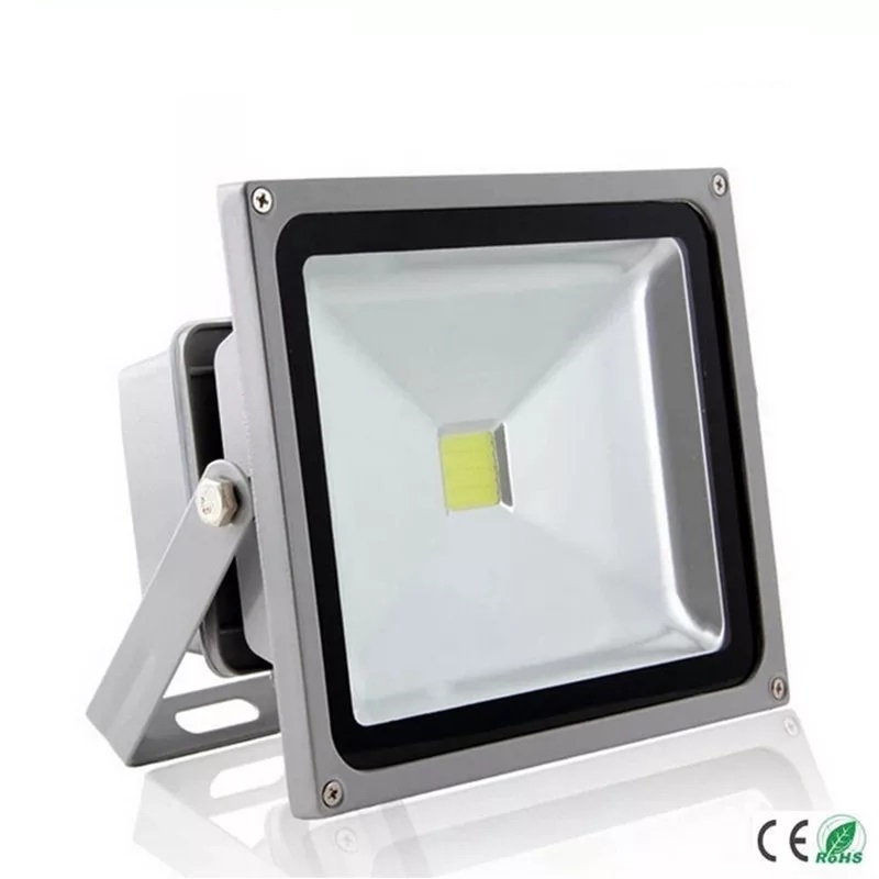 Reflector Led 50w Exterior Blanco Frio Luminaria Lampara
