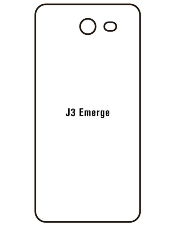 Jeco 99F Kit de Mica Hidrogel AZUL Frontal+Trasera  Samsung J3  Emerge