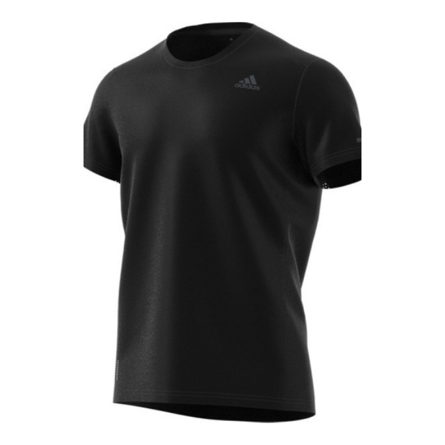 PLAYERA DEPORTIVA ADIDAS RUN IT TEE NEGRA/CABALLERO  FL6972 ORIGINAL
