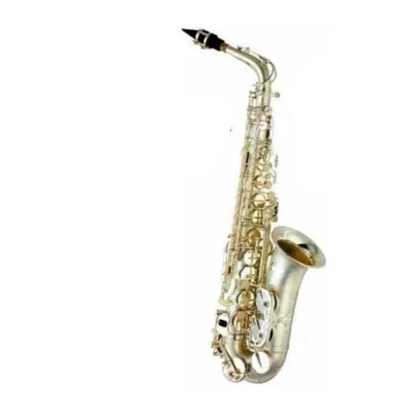 SAXOFON SILVERTONE ALTO Eb PLATA CON ESTUCHE SLSX017