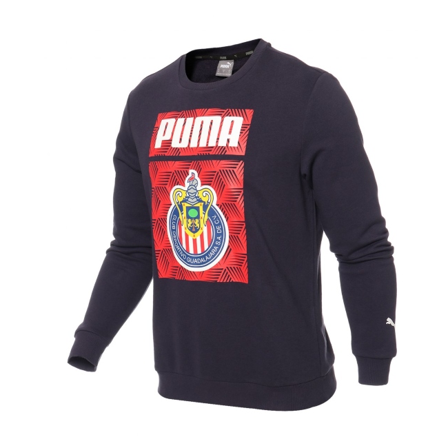 SUDADERA PUMA NEW NAVY AZUL/HOMBRE 758150 08