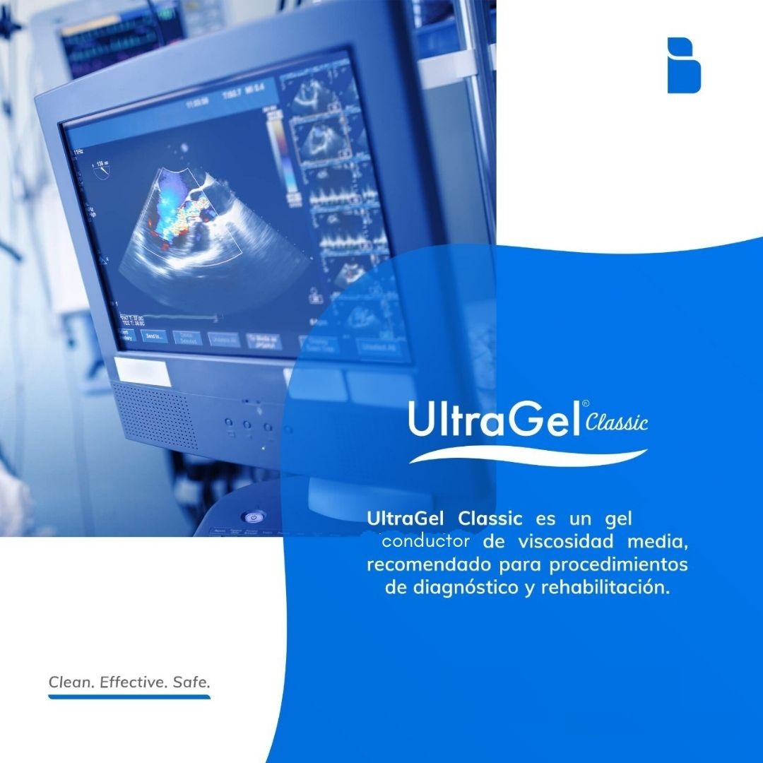 Gel conductor para ultrasonido UltraGel Classic Bordson 5 lt 