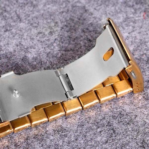 Reloj Curren para Hombre, Análogo, Extensible de Acero Inoxidable, Ajustable, Broche de Mariposa, El 