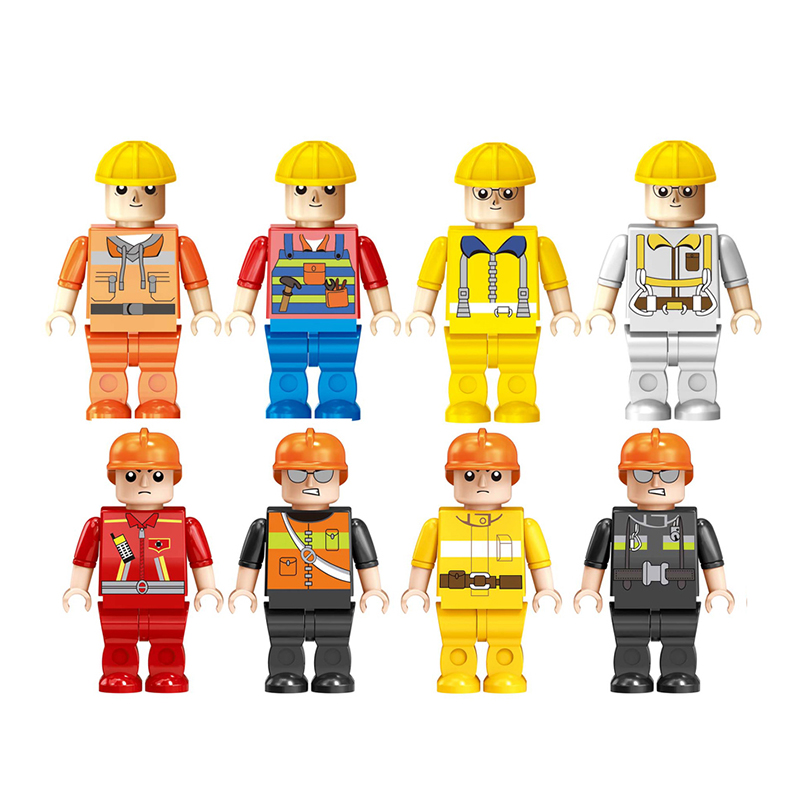 Personajes muñecos 20 Pzas.   Bloques De Construcción, Compatibles