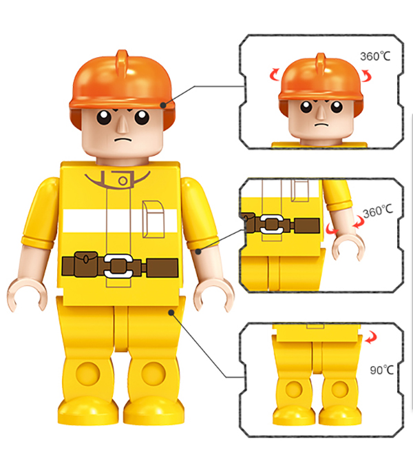 Personajes muñecos 20 Pzas.   Bloques De Construcción, Compatibles