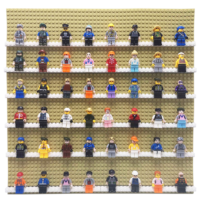 Personajes muñecos 20 Pzas.   Bloques De Construcción, Compatibles