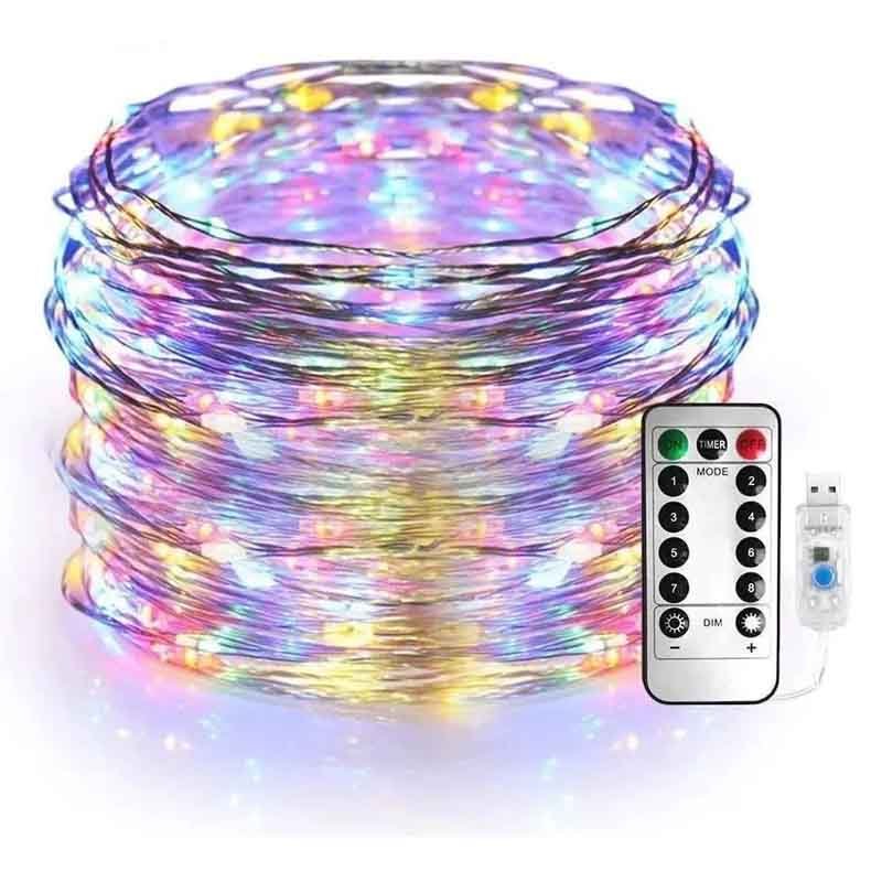 cadena de luces Led decorativa 10m Usb Color Cadena De Luces