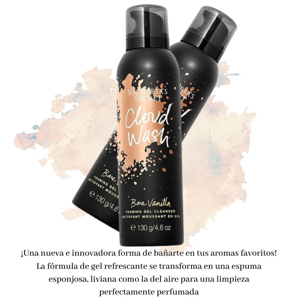 Victoria'S Secret Gel De Baño Bare Vanilla Limpieza  Espumosa