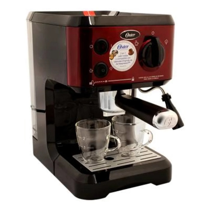 Cafetera Espresso Oster Roja