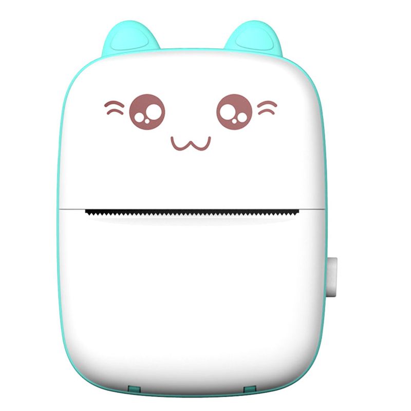 MINI IMPRESORA TERMICA PORTATIL BLUETOOTH PARA CELULAR, TABLET O PC, AZUL