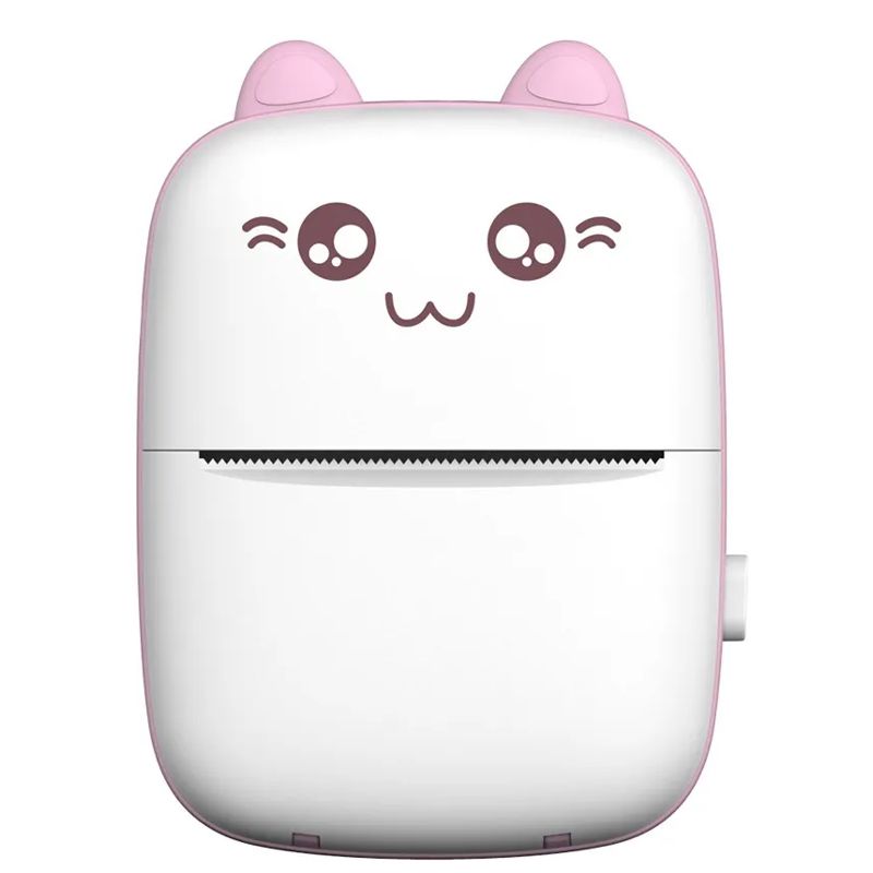 MINI IMPRESORA TERMICA PORTATIL BLUETOOTH PARA CELULAR, TABLET O PC, ROSA