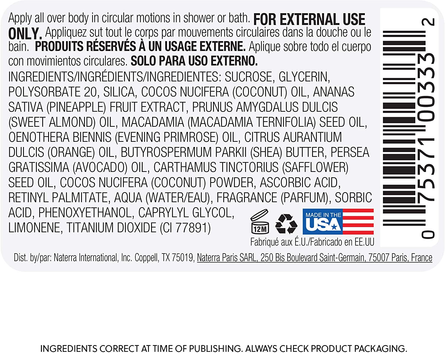 Tree Hut Shea Sugar Scrub Coco Colada, 18 Fluid Ounce