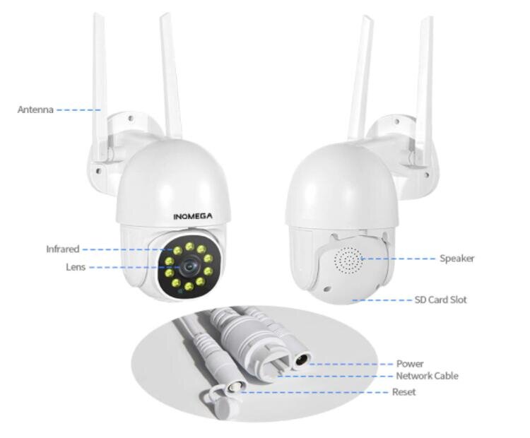 Cámara Seguridad Blink Mini Giratoria 360° Blanca