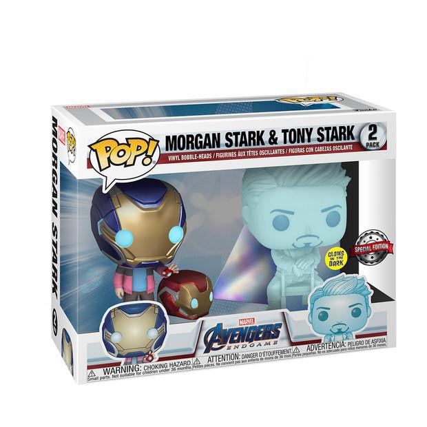 Funko Pop Marvel Avengers Endgame - Morgan Stark y Tony Stark