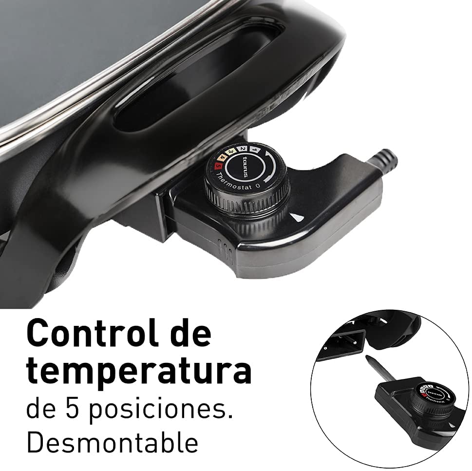 Sarten Electrico  Antiadherente 30cm Negro Taurus