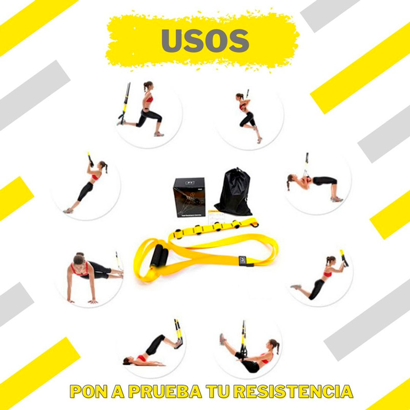 Sistema De Suspension Trx Crossfit Entrenamiento Gym P3-4