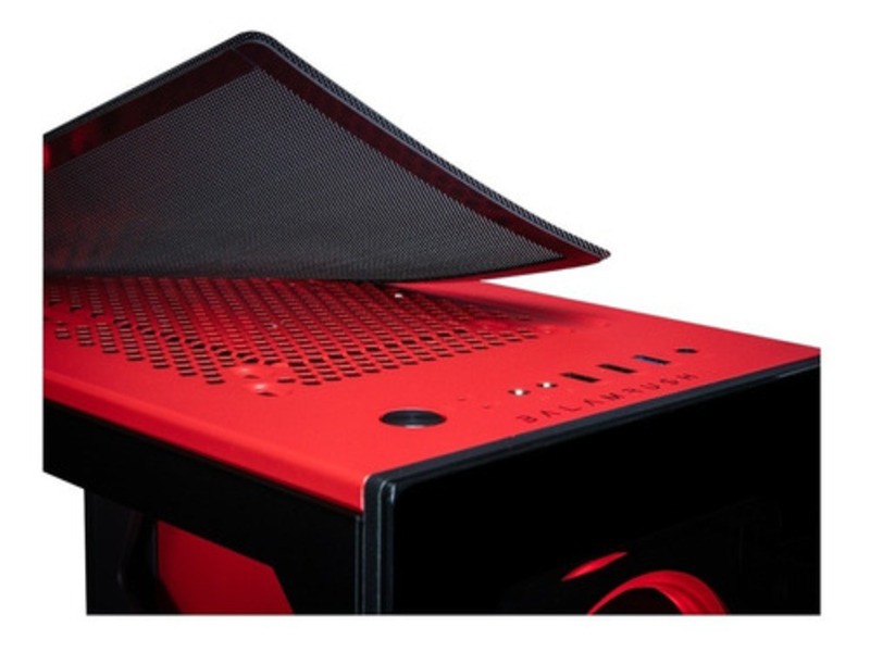 Gabinete Pc Gaming E-atx Thinos Balam Rush Rojo 4 Vent Rgb