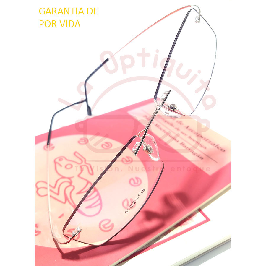 Armazon Lentes Ultraligero 8g Beta Titanio Flexible Memoria