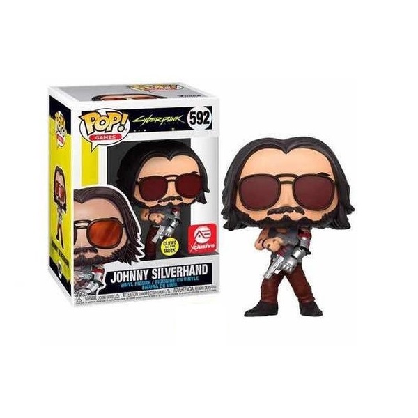 Funko Pop Figura Cyberpunk Johnny Silverhand 592 Glows AE