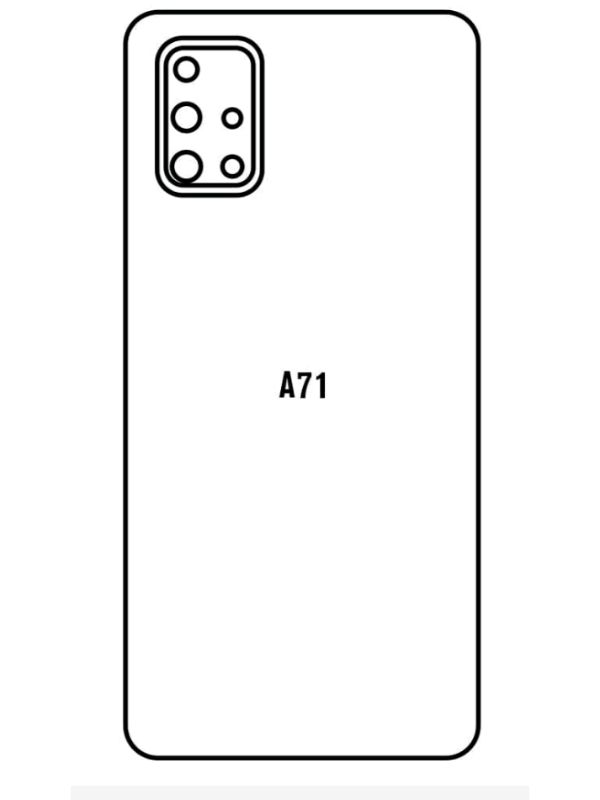 Jeco 99F Kit de Mica Hidrogel AZUL Frontal+Trasera Samsung A71