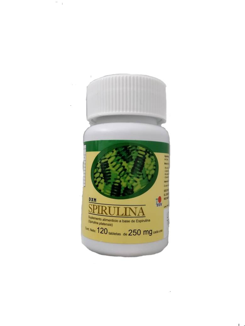 SPIRULINA DXN (2 BOTEs CON 120 TABLETAS C/U)