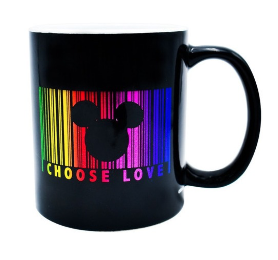 Taza Disney Cerámica Doble Color Diseño Mickey Love