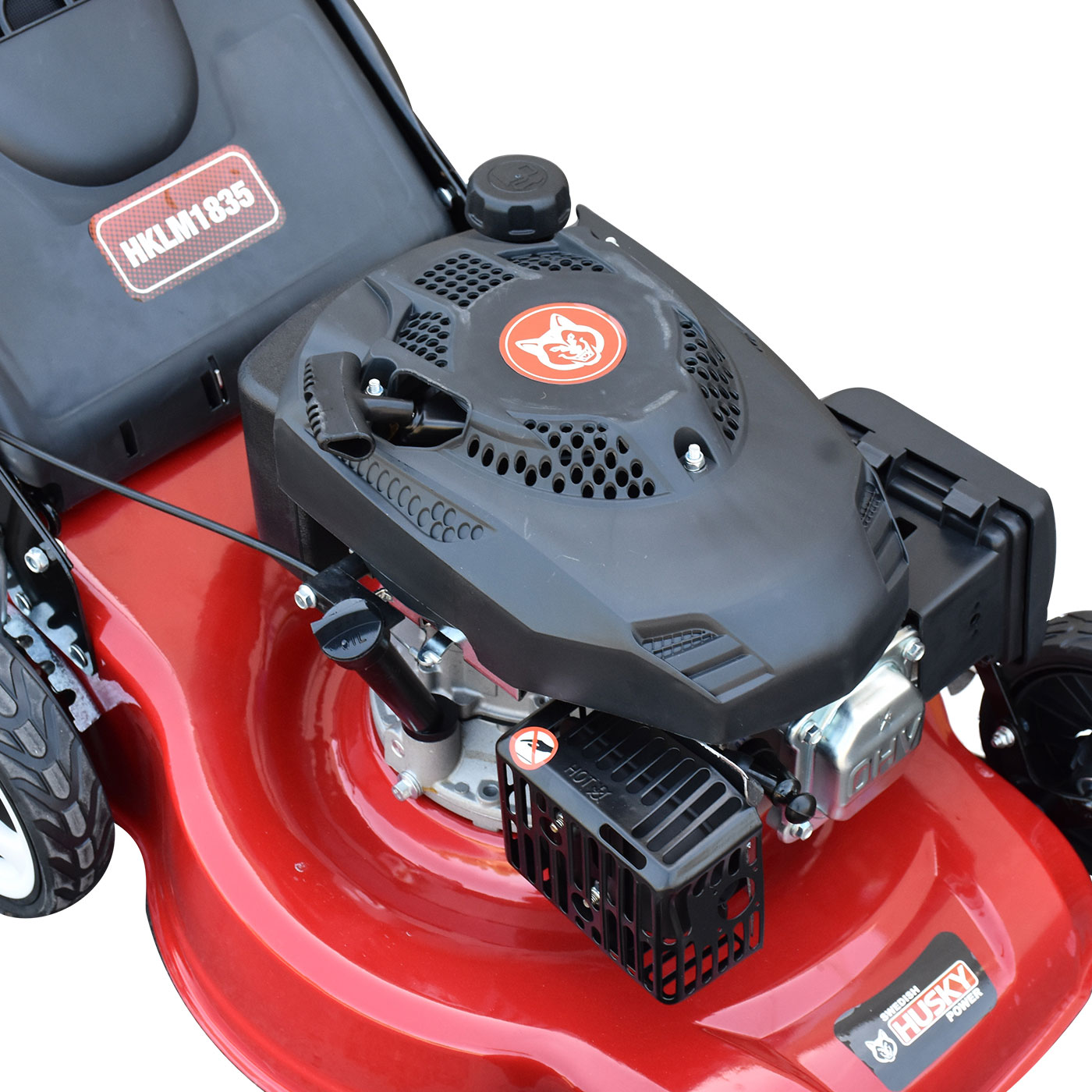 PODADORA SWEDISH HUSKY POWER 3.5 HP CON ELEVADORES 18 PULGADAS - HKLM1835