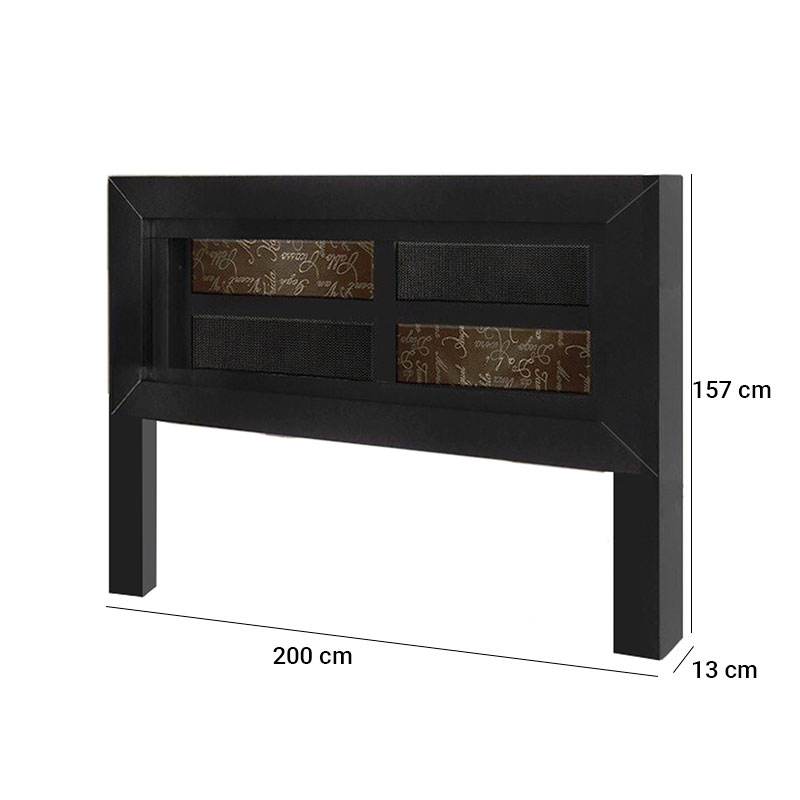 RECÁMARA MOBELO NELLY KING SIZE 5 PZ COLOR CHOCOLATE OSCURO-ENTREGA ÚNICAMENTE EN CDMX, QUERÉTARO, PACHUCA, TOLUCA Y SUS ÁREAS METROPOLITANAS