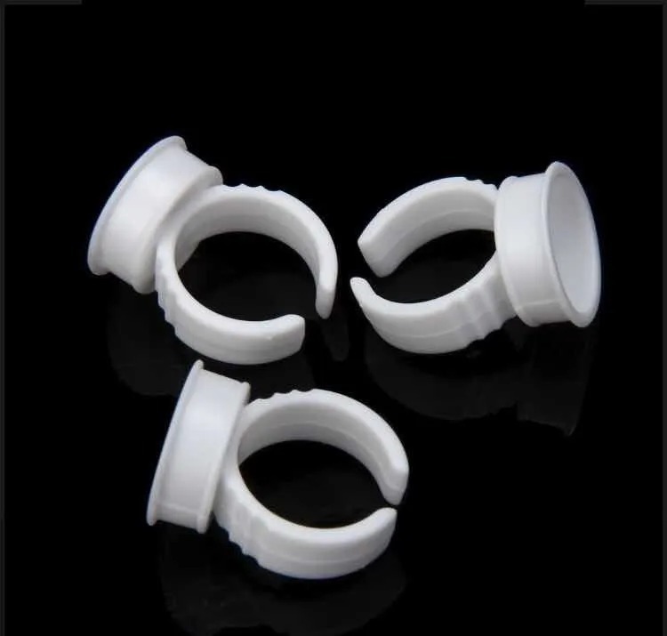 Anillo Para Pestañas 100 Anillos Pegamento Adhesivo Microbla