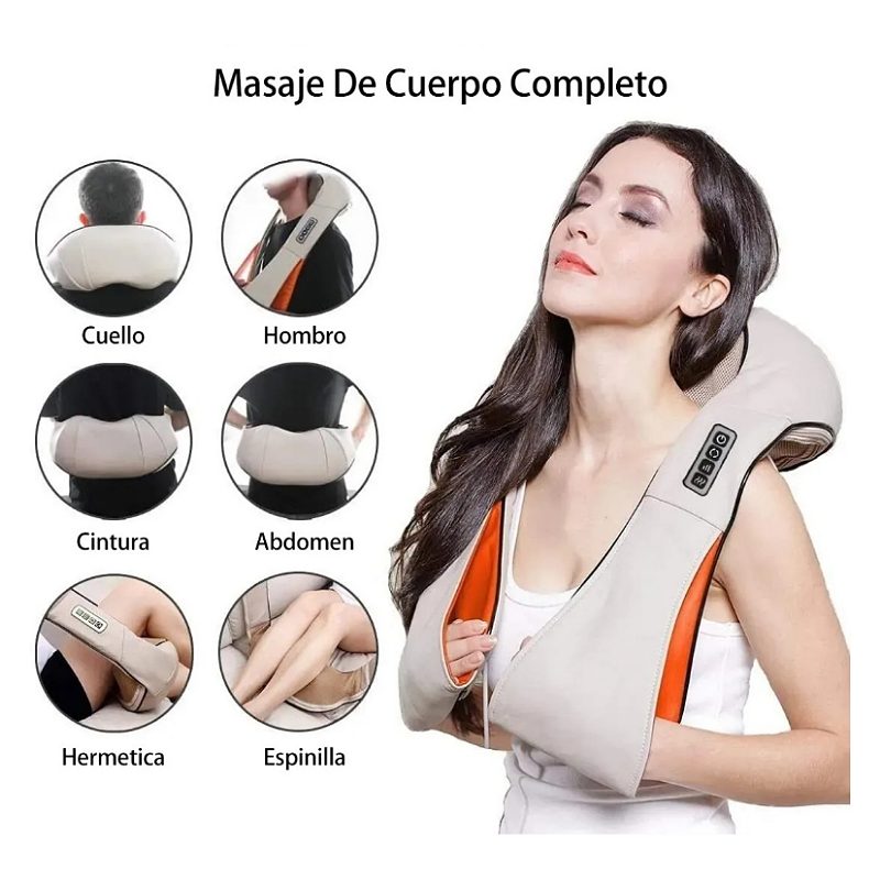 Masajeador Cuello Espalda Hombro Pies Calor Dewinner Ht505