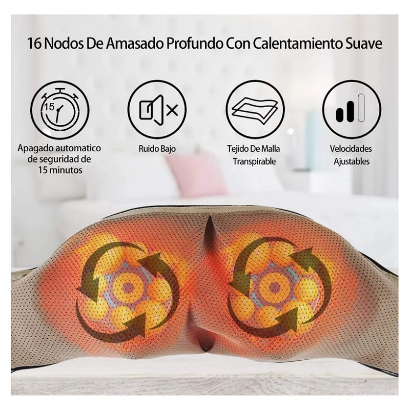 Masajeador Cuello Espalda Hombro Pies Calor Dewinner Ht505