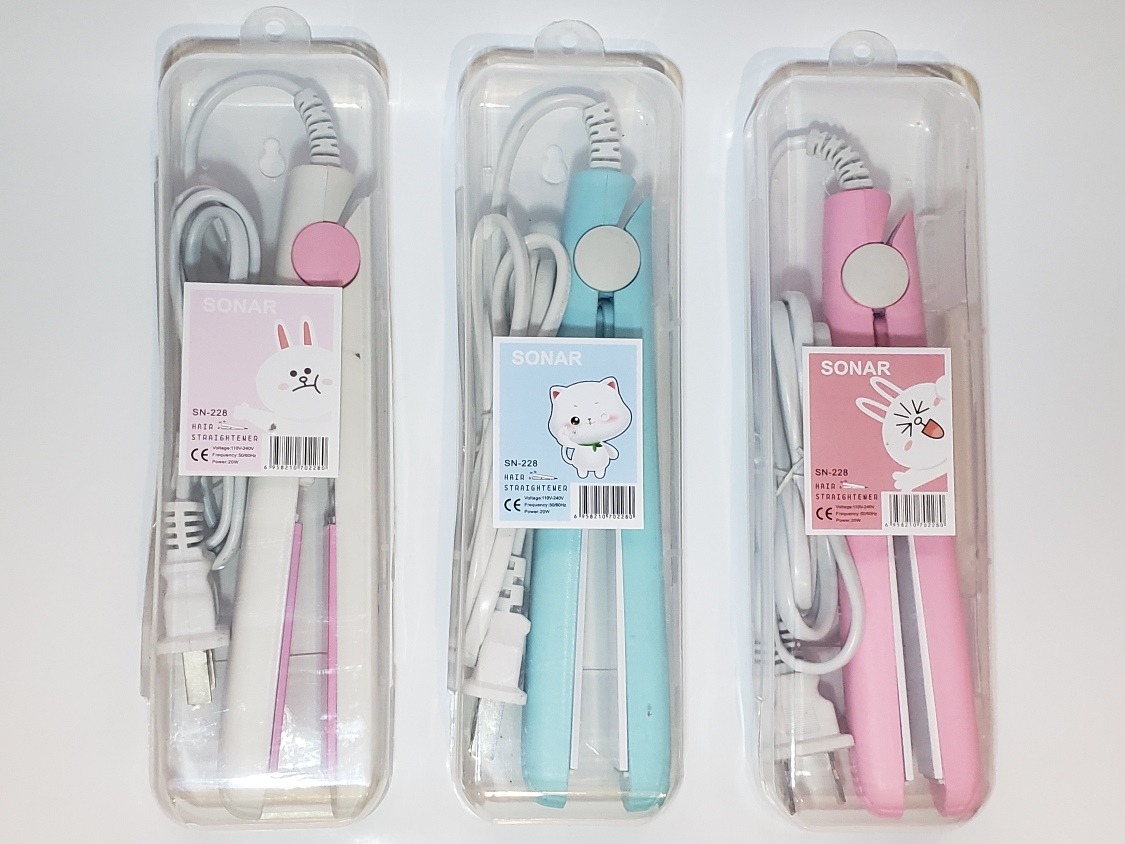 Mini Plancha Para Cabello Alaciadora Pelo Portátil Viaje 