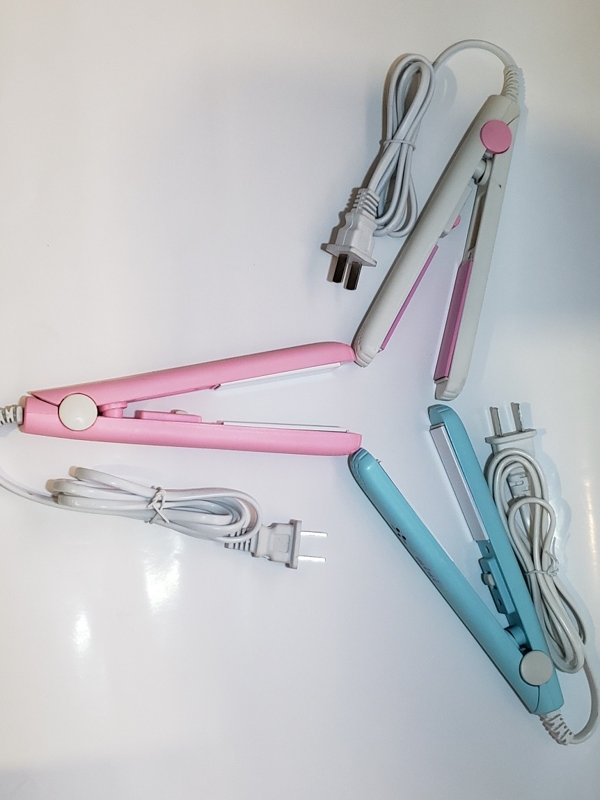 Mini Plancha Para Cabello Alaciadora Pelo Portátil Viaje 